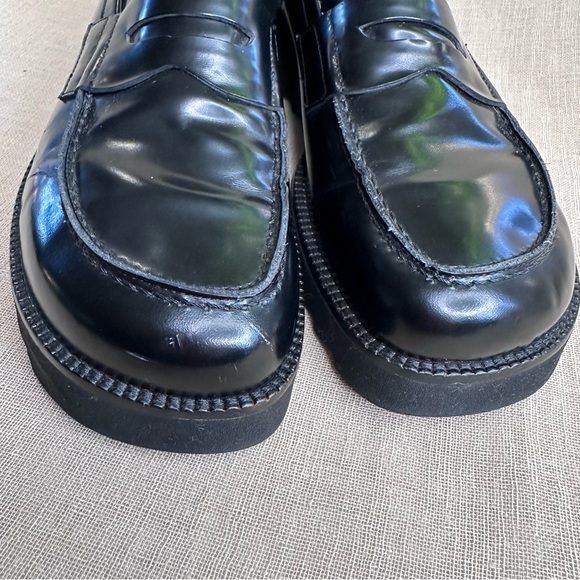 Donald J. Pliner Penny Loafers Glossy Slip-Ons - Picture 4 of 10